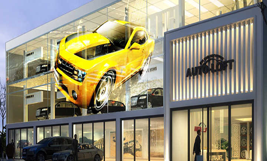 transparent led film hard screen