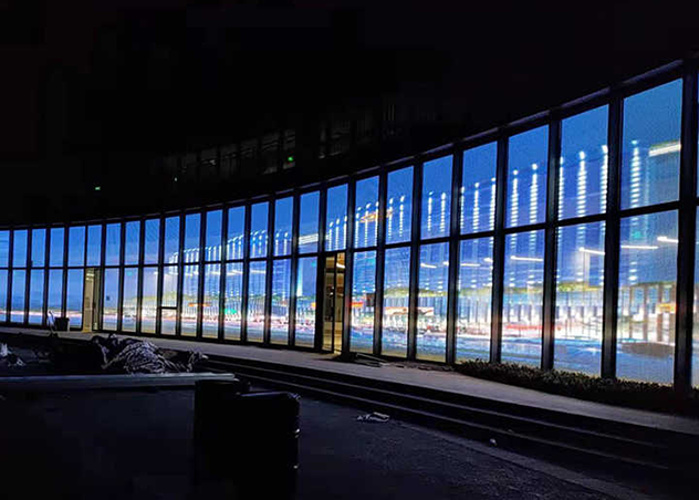 transparent led film hard screen 6