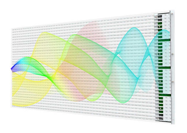 transparent led film hard screen 8