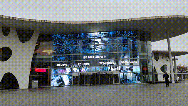 led glass screen