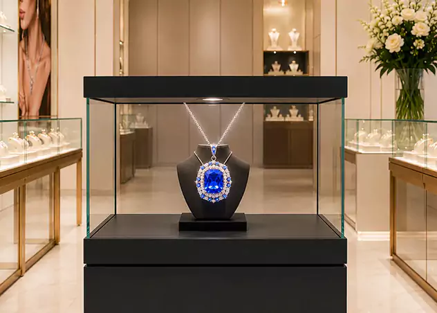 Transparent MicroLED Showcase Display